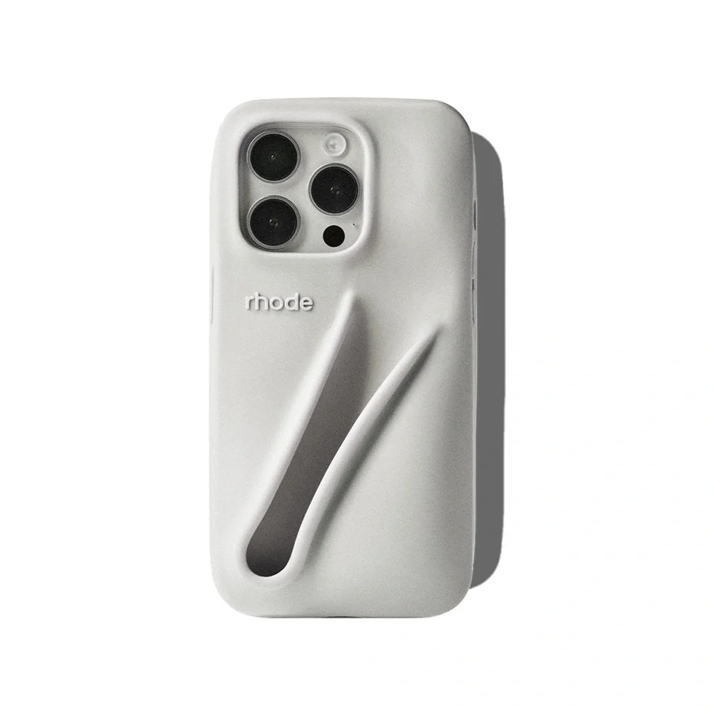 Rhode Grey Lip Phone Case NWT